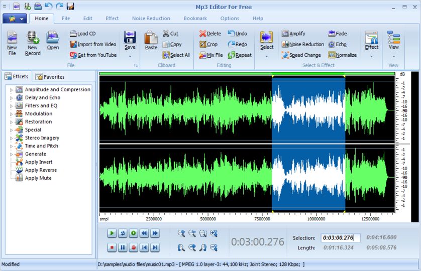 online mp3 editor free