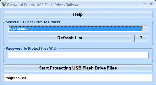 password protect flash drive