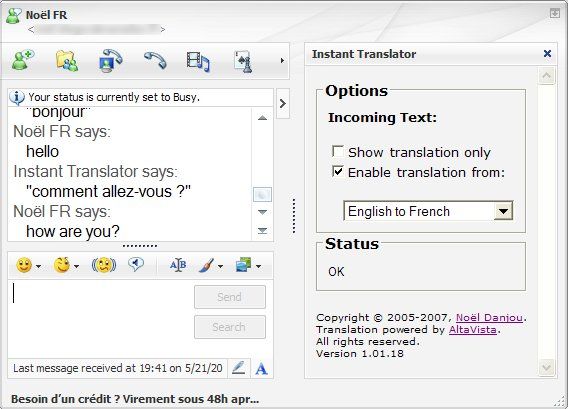 instant online translator
