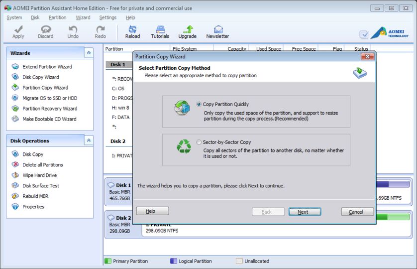download the new version AOMEI Partition Assistant Pro 10.1