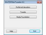 Win7DSFilterTweaker  v4.1