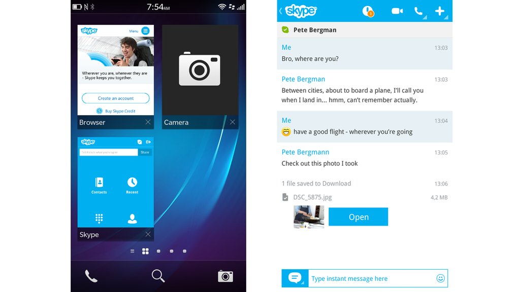 is there a skype app for blackberry