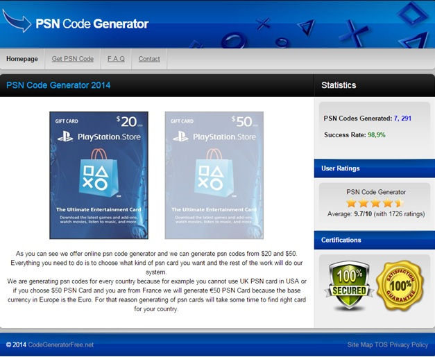 free psn codes no scam no survey no download