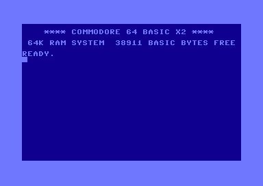 Commodore 64 aloitusruutu