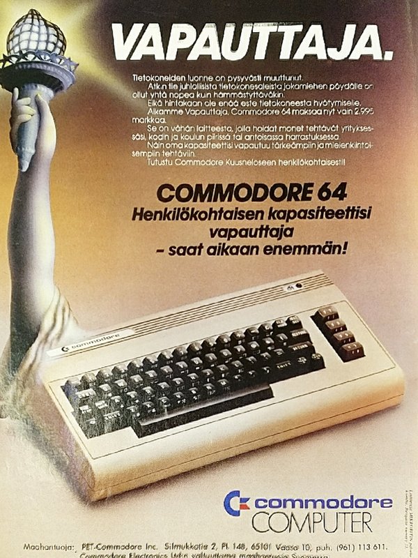 Commodore 64 -mainos
