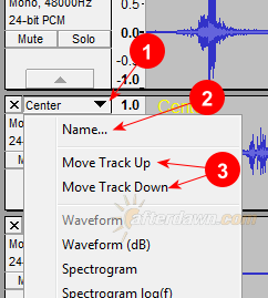 Audacity Track Options - AfterDawn.com