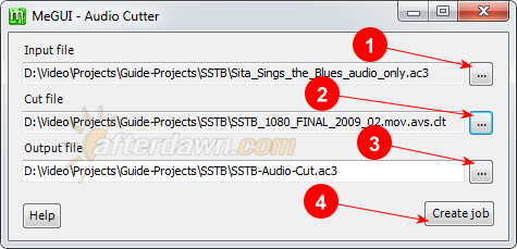 MeGUI's Audio Cutter interface - AfterDawn.com