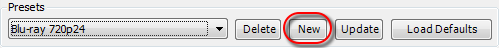 Copying a x264 profile to create a new one in MeGUI - AfterDawn.com