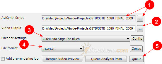 Create a video encoding job in MeGUI and add it to the Queue - AfterDawn.com