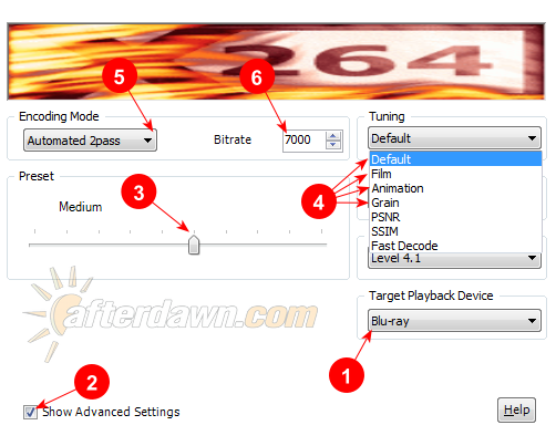 MeGUI Blu-ray encoding settings on the Main tab - AfterDawn.com