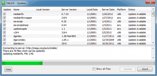 MeGUI updating files - AfterDawn.com