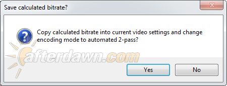 MeGUI applying the calculated bitrate - AfterDawn.com