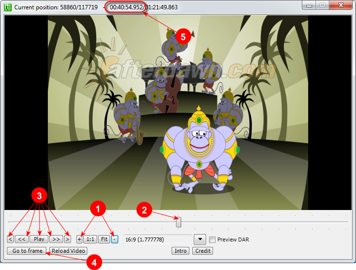 Finding chapter points in MeGUI's video preview window - AfterDawn.com