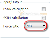 Set x264 SAR to 1:1 in MeGUI - AfterDawn.com