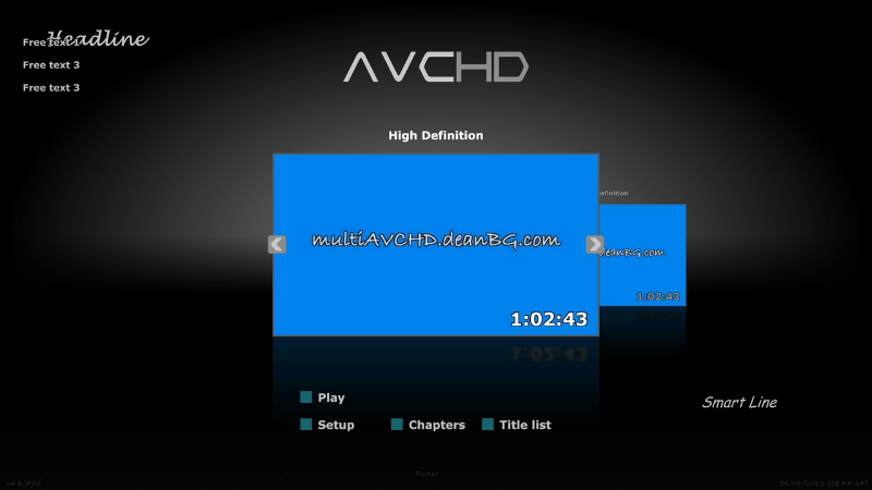 AfterDawn.com - MultiAVCHD Menu text locations