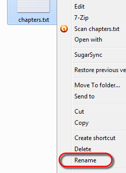Change txt file extension for QP file in Windows Explorer - AfterDawn.com
