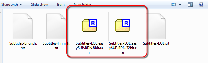 RAR files containing BDN XML subtitles - AfterDawn.com