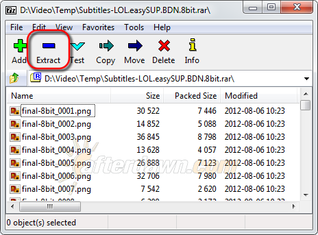 Extract BDN XML subtitles from a RAR file created by easySUP - AfterDawn.com