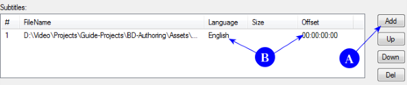 EasyBD Subtitle file settings - AfterDawn.com