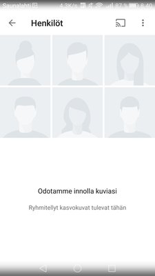 Google Kuvat, Henkilöt