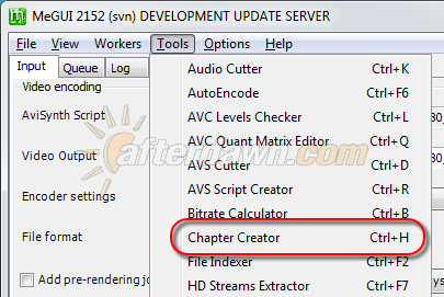 Open the MeGUI Chapter Creator - AfterDawn.com