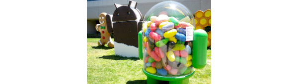 Jelly Bean skulptur finder vej til Googles græsplæne