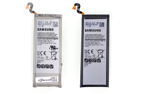 Galaxy Note7:n korjattu FE-versio avattiin, akku muuttunut