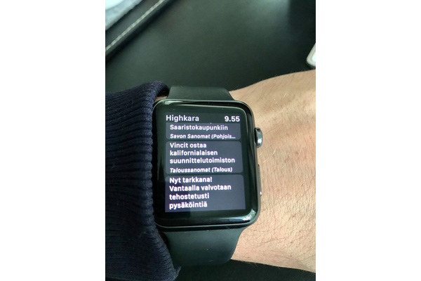 Nyt saat kaikki Suomen uutiset myös älykelloon!