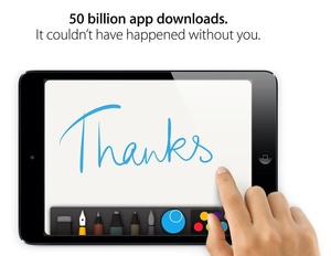 Apple App Store hits 50 billion downloads