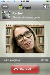 fring tuo videopuhelut Applen iPhoneen