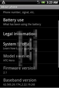 Hypp��k� HTC Hero suoraan Android 2.1:een?
