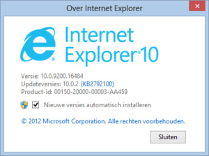 Internet Explorer 10 nu beschikbaar