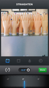 Instagram update to allow photo straightening