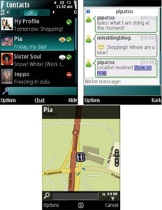 Nokia Chatista tuli Contacts on Ovi