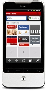 Opera Mini 5.1 nyt Androidille