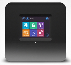 Securifi fremviser tr�dl�st router-koncept med touchsk�rm