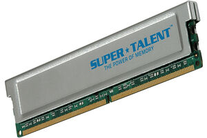 Super Talent Unbuffered Non-ECC DDR 500 Mhz 512MB OC